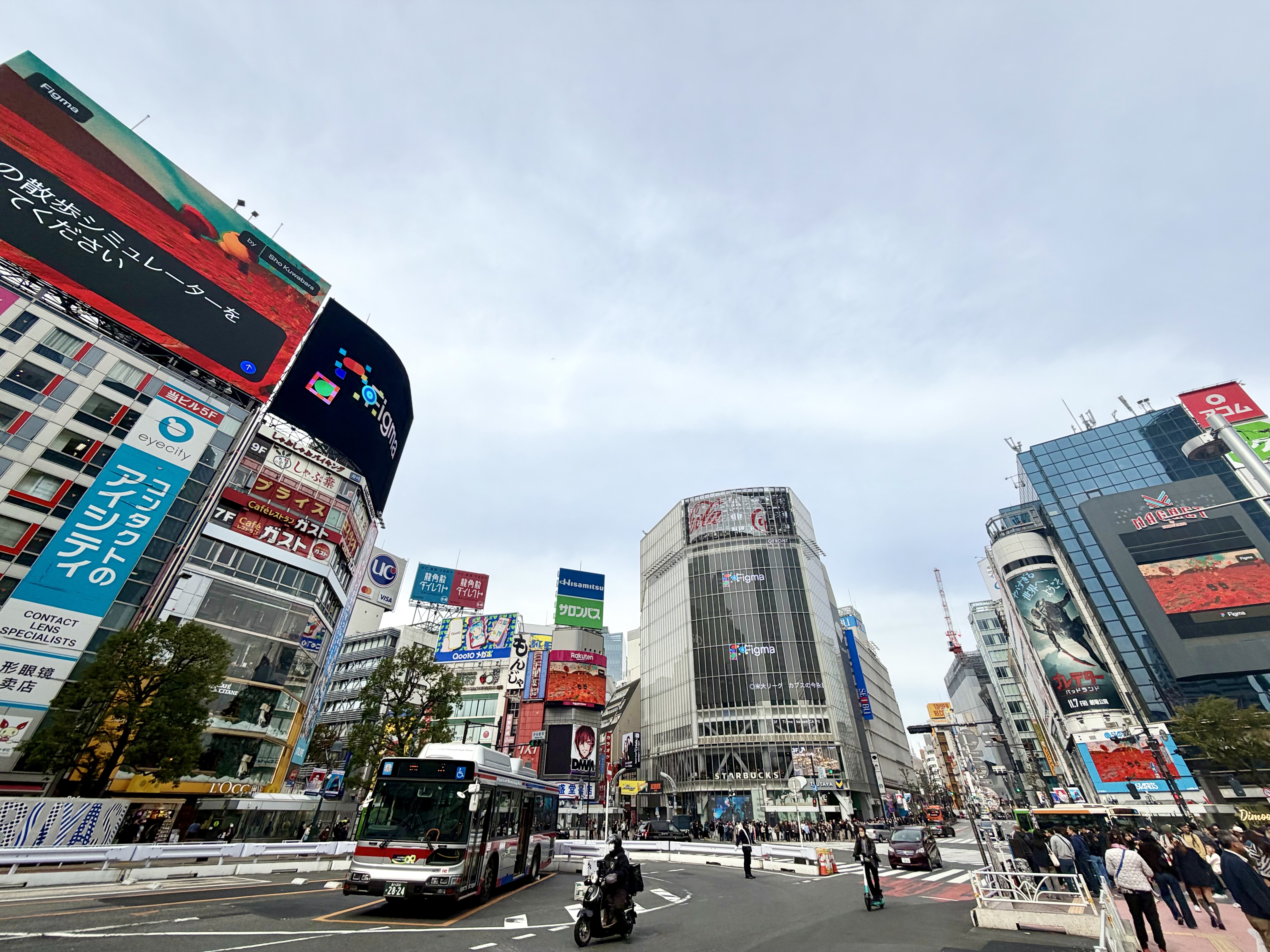 ワンパク デザインチーム リーダー桑原のFigma Makeでの制作コンテンツ渋谷スクランブル交差点に期間限定で登場